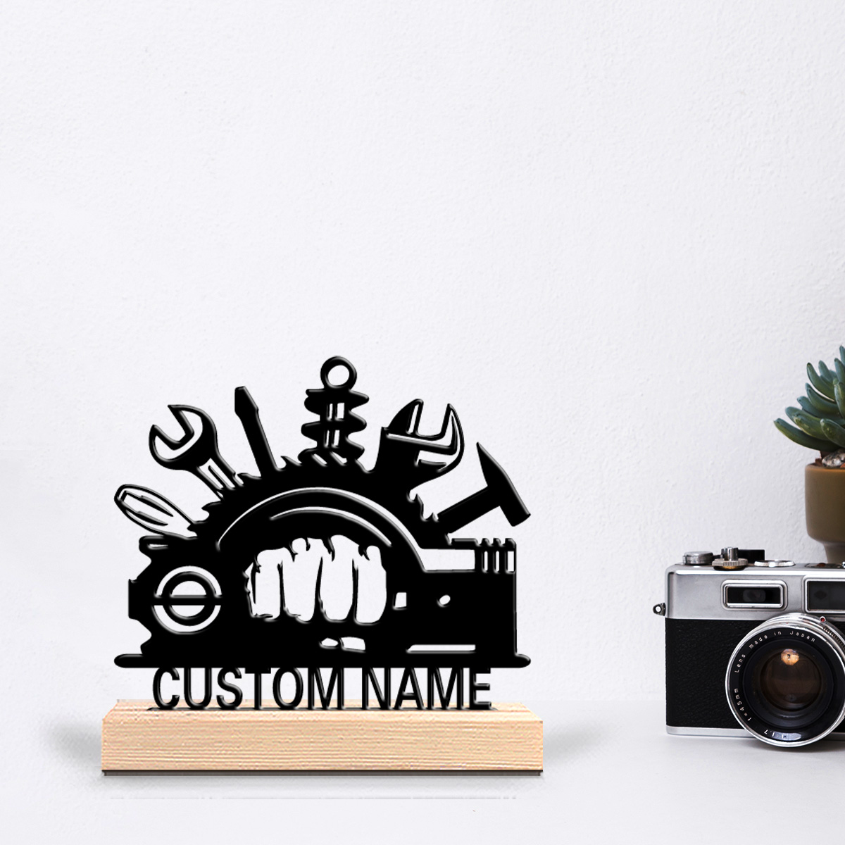Workshop Tools And Names - Herramienta de taller, estatua de metal