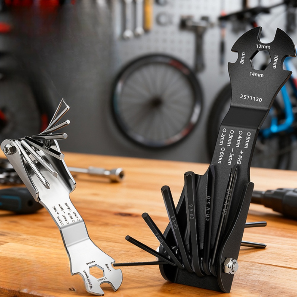 Workshop Hand Tools And Equipment - Llave hexagonal plegable multifuncional, portátil de