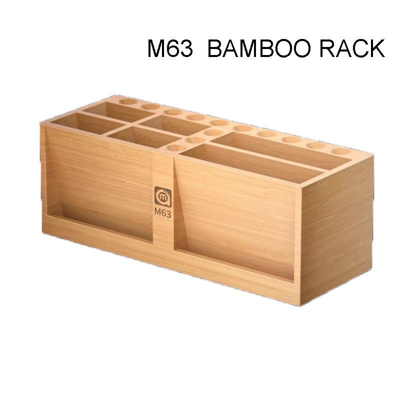 Tools For Woodworking Workshop - Amaoe-caja de almacenamiento M63 Bambo, estante