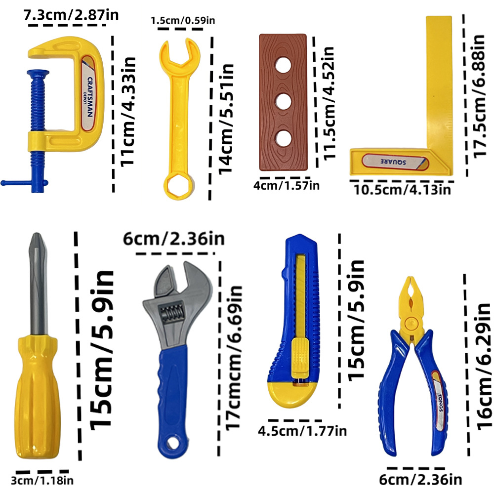 Juego de juguetes de construcc - Tools Workshop For Kids reseña y precio