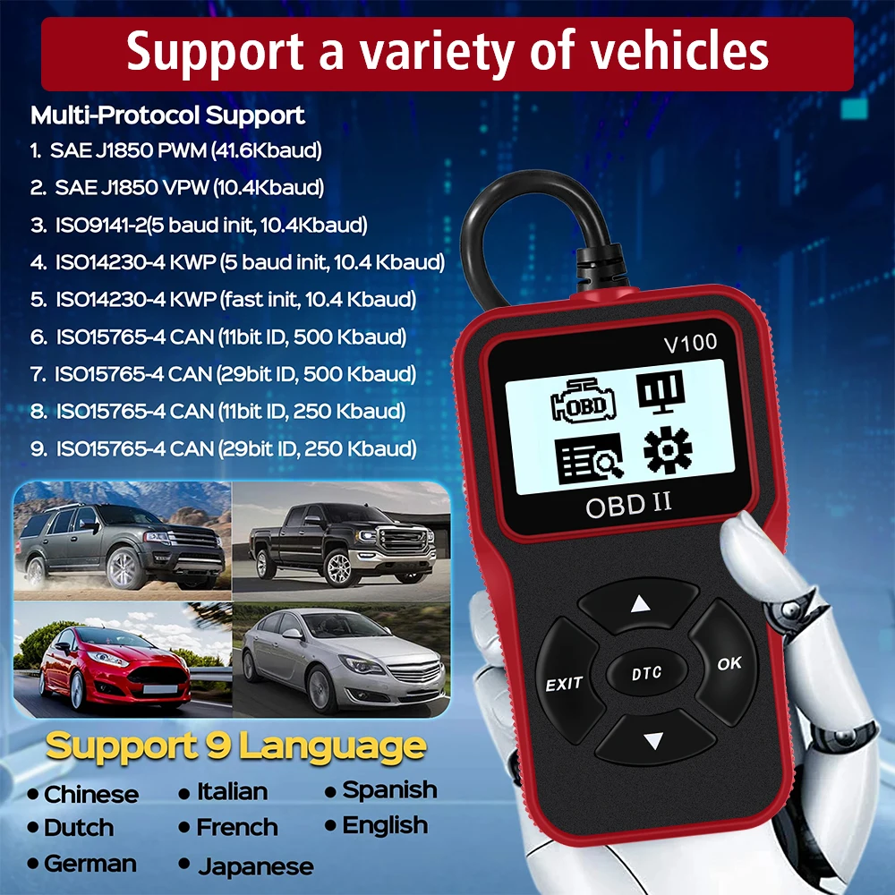Escáner de coche para vehículo - Workshop Tools English reseña y precio