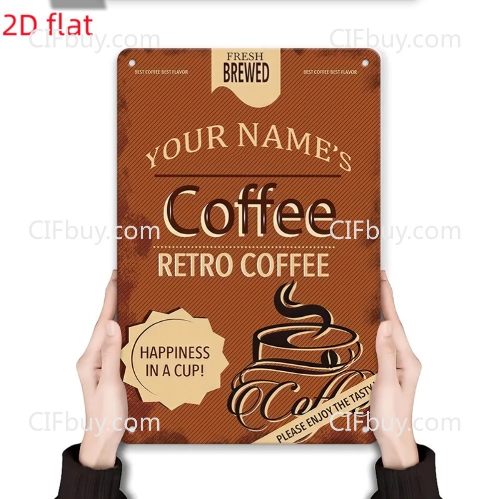 Letrero Metálico Vintage 2D Pe - Workshop Tools And Names reseña y precio