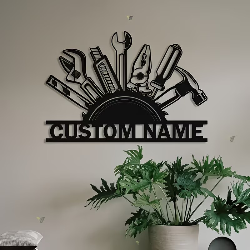 Arte de Pared de Metal Persona - Workshop Tools And Names reseña y precio